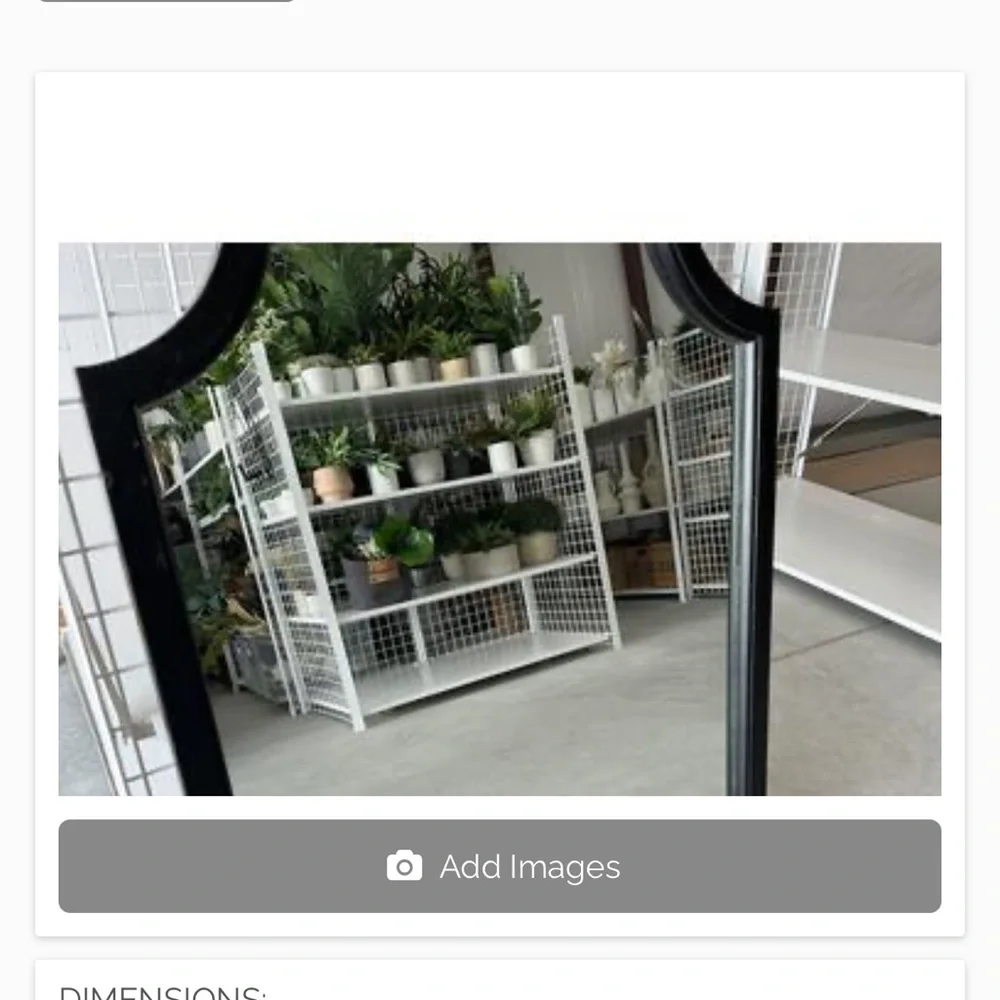 Elegant Black Wall Mirror